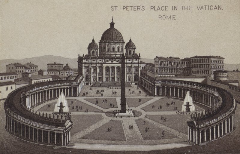 Place Saint-Pierre, Cité du Vatican, Rome, Italie - English School
