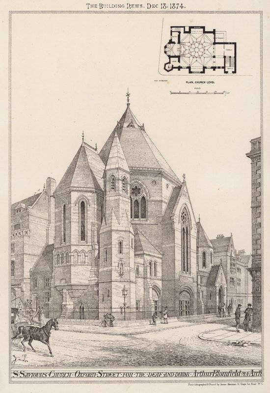 Église Saint-Sauveur, Oxford Street, pour les sourds et muets - English School