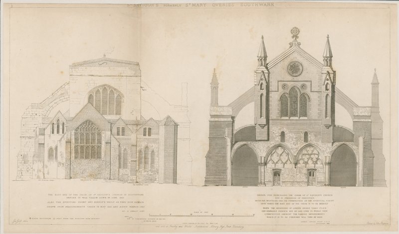 Église St Saviours, anciennement St Mary Overies, Southwark - English School