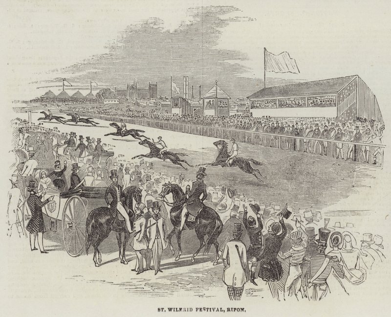 Festival de Saint Wilfrid, Ripon (gravure) - English School