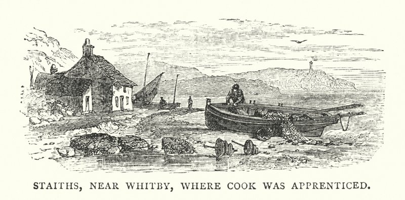 Staiths, près de Whitby, où Cook était apprenti - English School