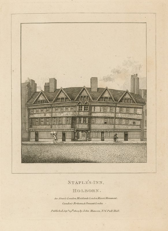 Staples Inn, Holborn - English School