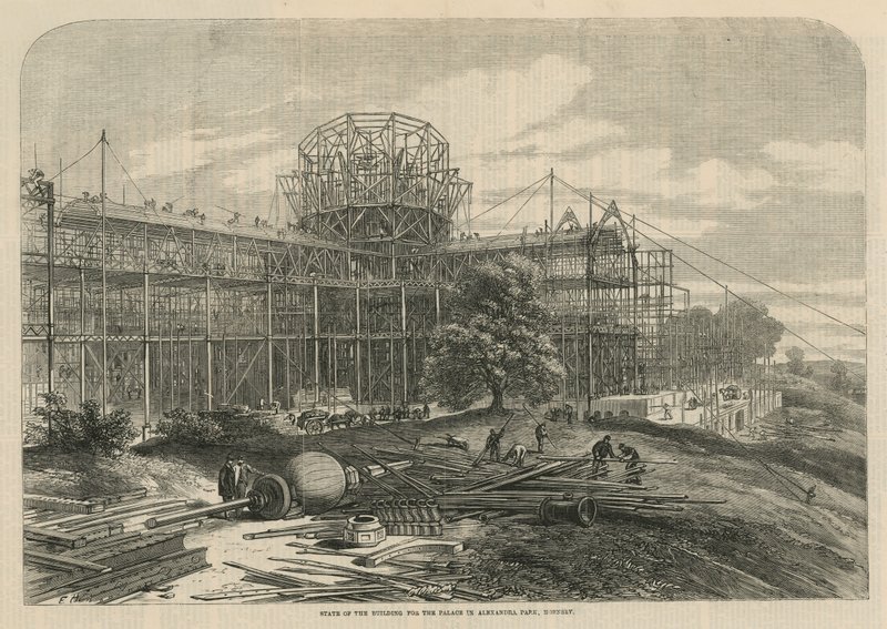État du bâtiment pour le palais dans Alexandra Park - English School