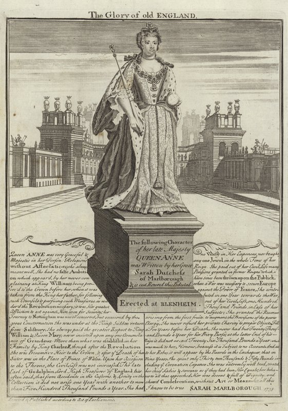 Statue de Anne, Reine de Grande-Bretagne - English School