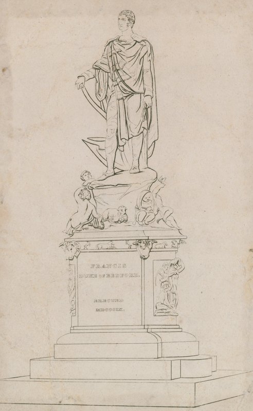 Statue de Frances, duc de Bedford, à Russell Square, Londres - English School