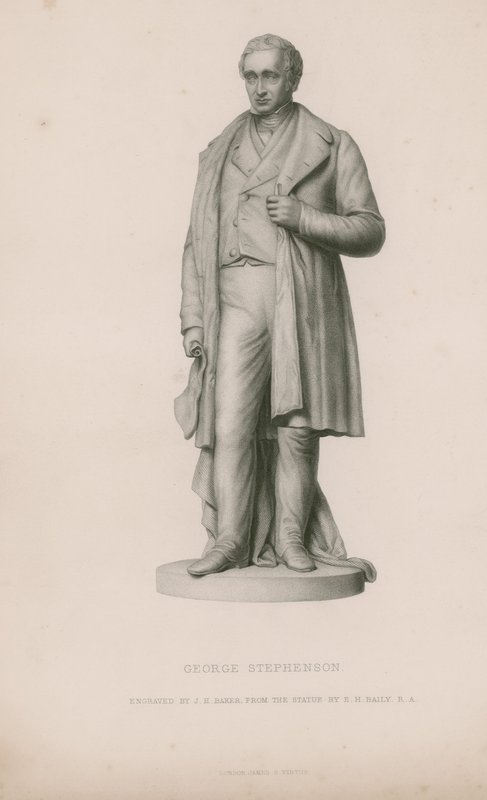 Statue de George Stephenson - English School