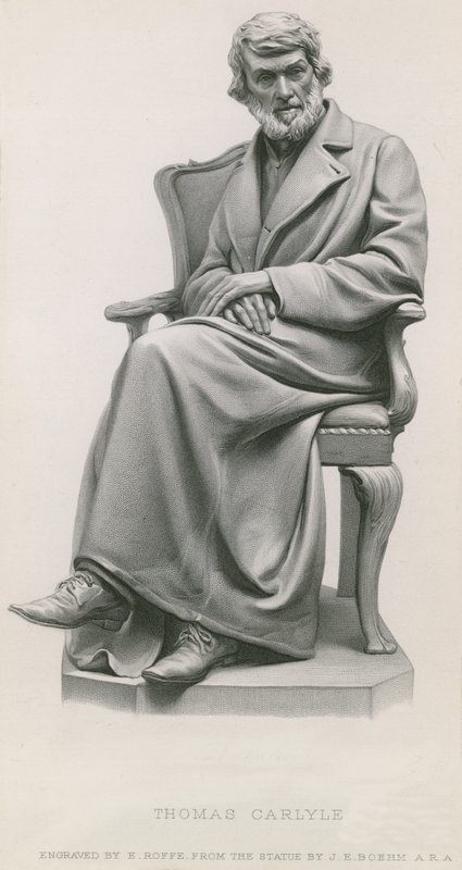 Statue de Thomas Carlyle - English School