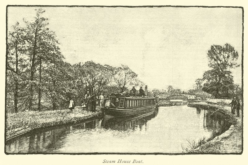 Bateau-maison à vapeur - English School
