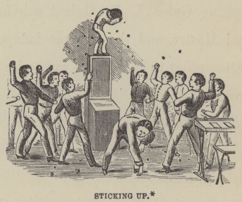 Braquage (gravure) - English School