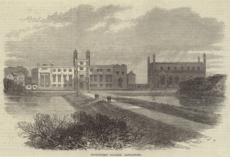 Collège de Stonyhurst, Lancashire (gravure) - English School