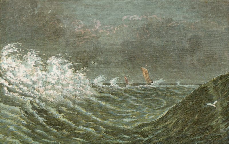Tempête en mer - English School