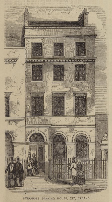 Maison de banque de Strahan, 217, Strand - English School