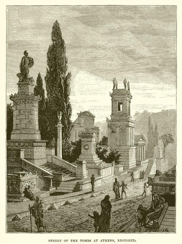 Rue des Tombeaux à Athènes, restaurée - English School