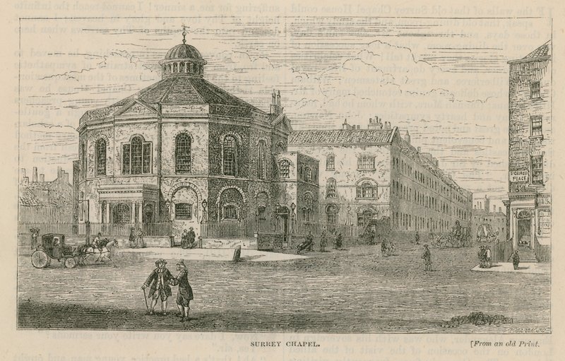 Chapelle de Surrey, Blackfriars Road, Southwark (Chapelle de Rowland Hill) - English School
