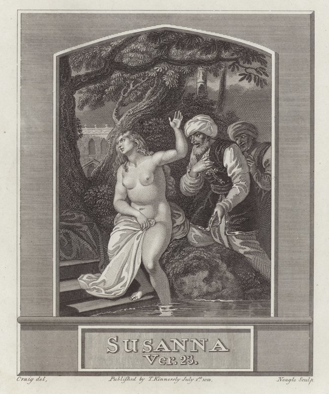 Suzanne et les vieillards - English School