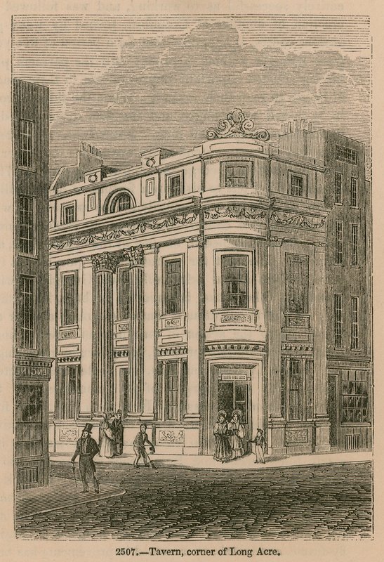 Taverne, coin de Long Acre, Londres - English School
