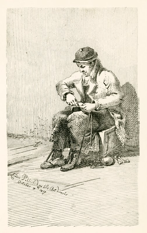 Taylor, un cordonnier aveugle - English School