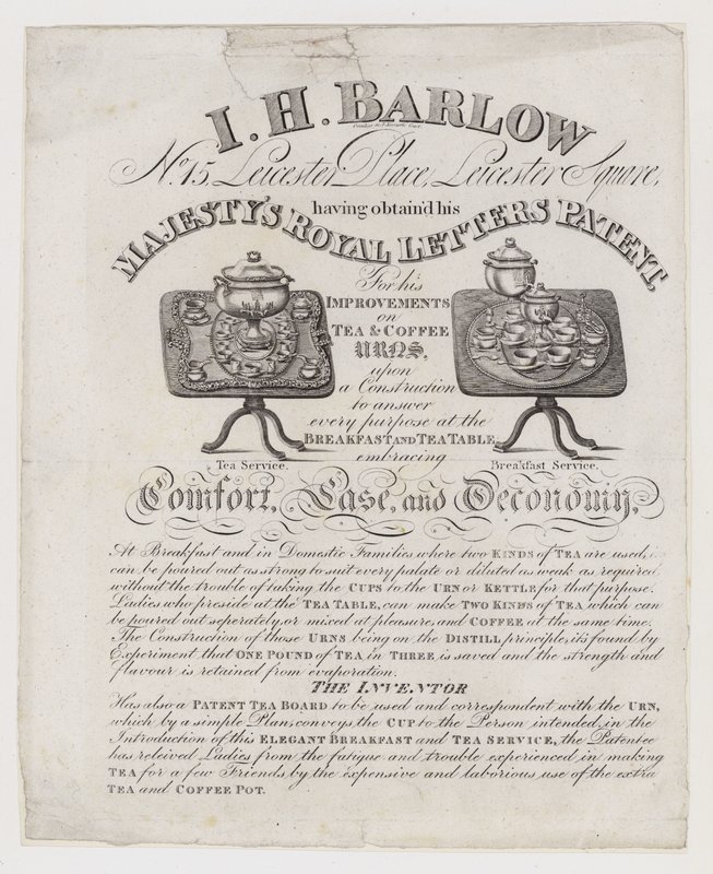 Fabricants de samovars, I H Barlow - English School