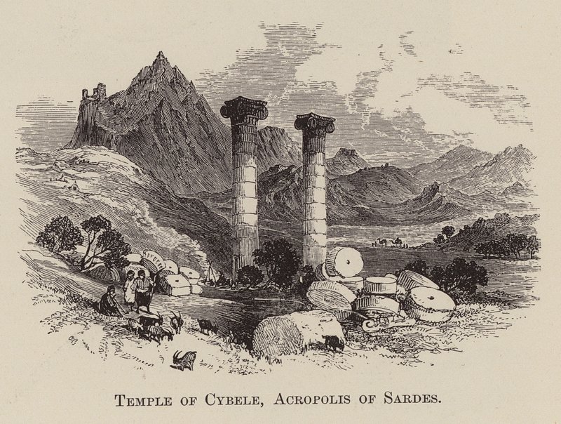 Temple de Cybèle, Acropole de Sardes - English School