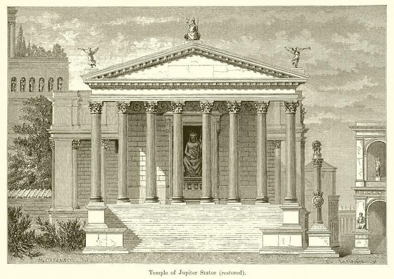 Temple de Jupiter Stator (restauré) - English School