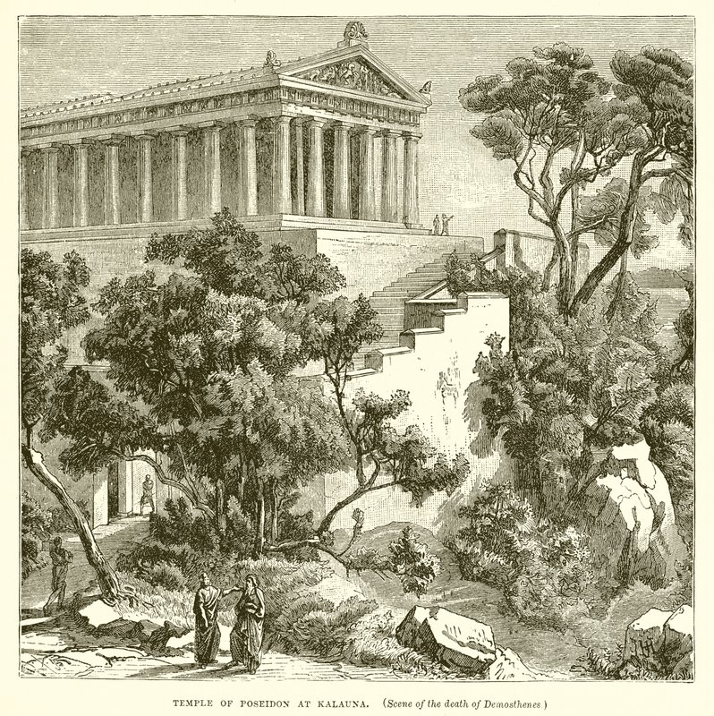 Temple de Poséidon à Kalauna - English School