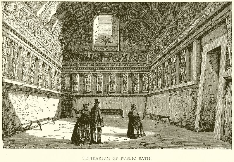 Tepidarium des bains publics - English School