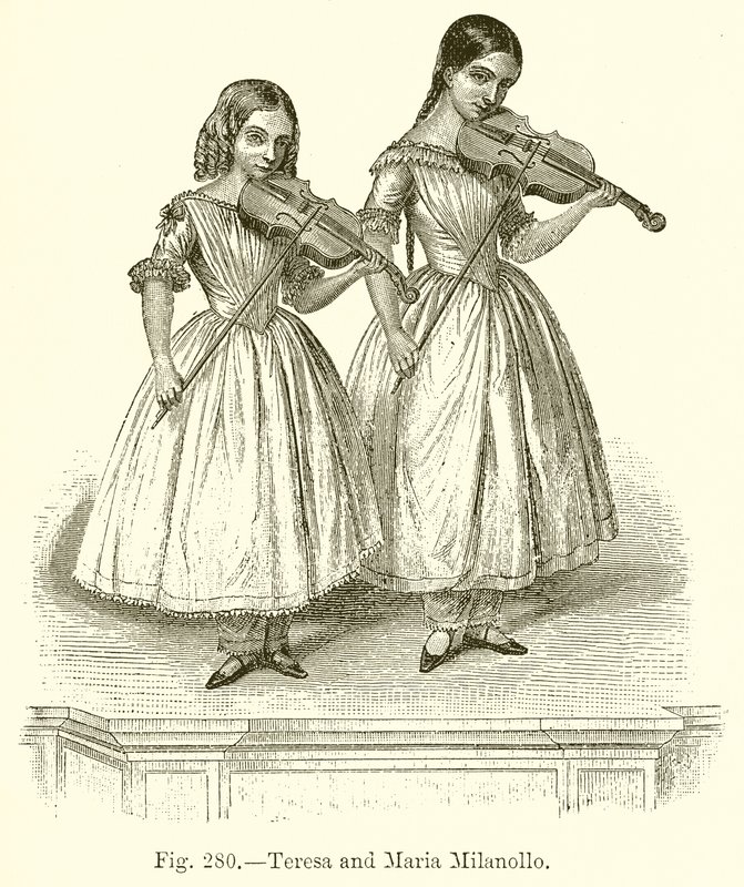 Teresa et Maria Milanollo - English School