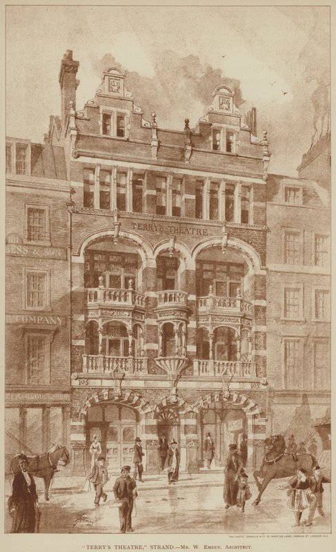 "Théâtre de Terry," Strand (gravure) - English School