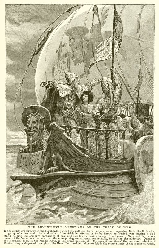 Les Vénitiens aventureux sur la piste de la guerre - English School
