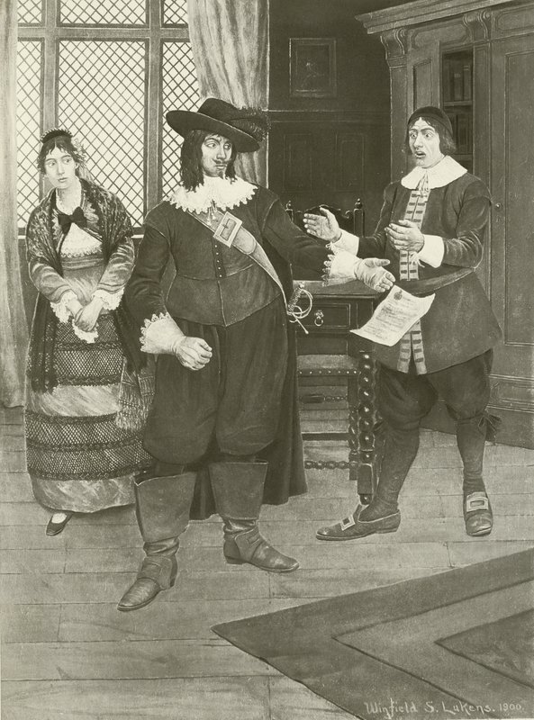 Le Barbier de Séville, Acte I scène xi (gravure) - English School