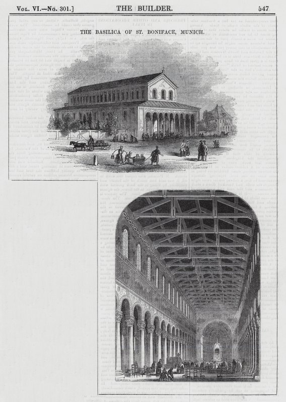 La basilique de Saint-Boniface, Munich - English School