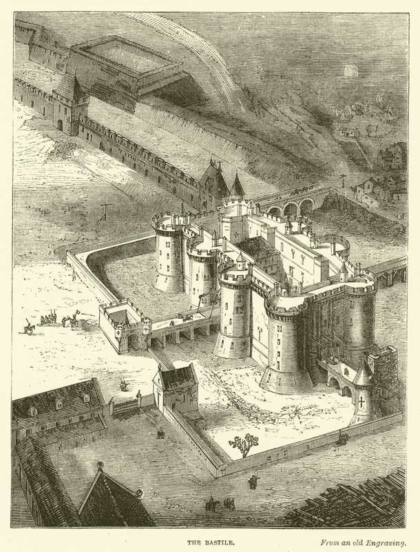 Le Bastile (gravure) - English School
