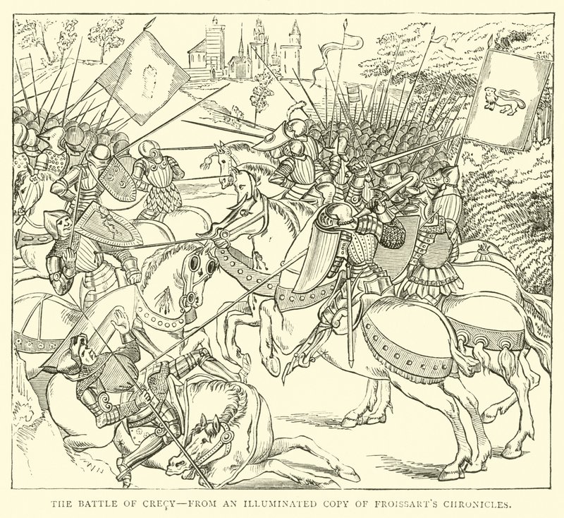 La bataille de Crécy, d