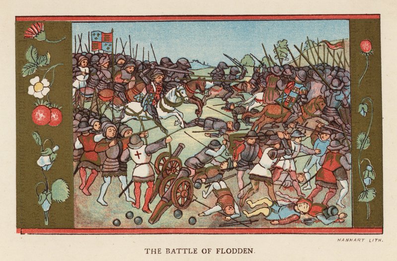 La bataille de Flodden - English School