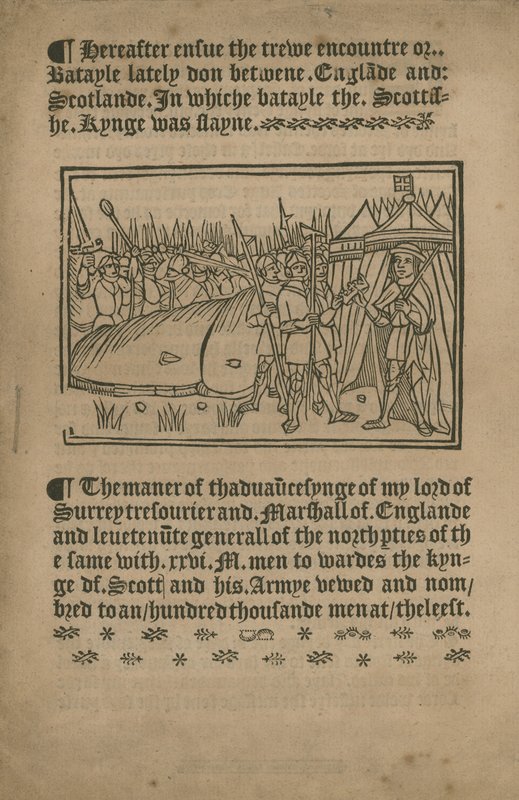 La bataille de Floddon - English School