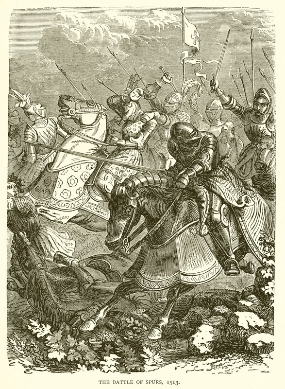 La bataille des Éperons, 1513 - English School