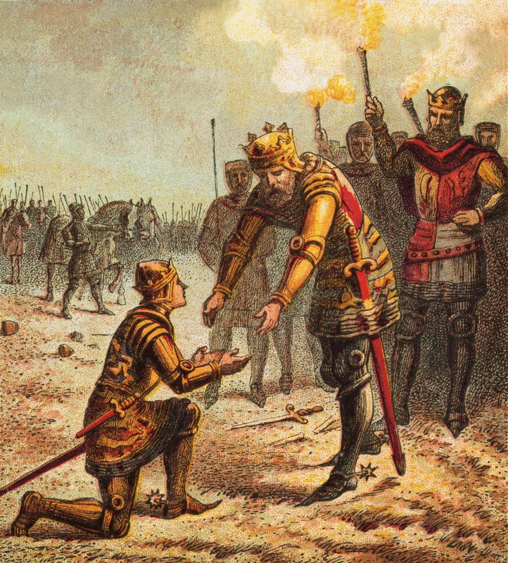 Le Prince Noir à Crécy - English School