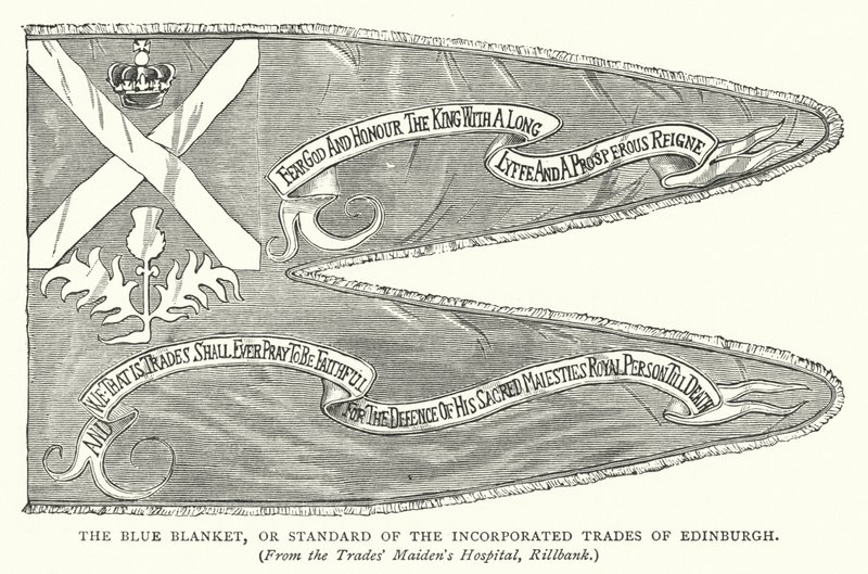 Le Drapeau Bleu, ou Étendard des Métiers Incorporés d