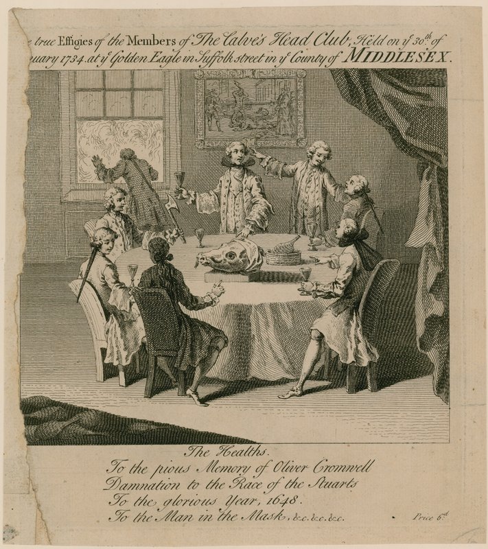 Le Club de la Tête de Veau, tenu le 30 janvier 1734 à l