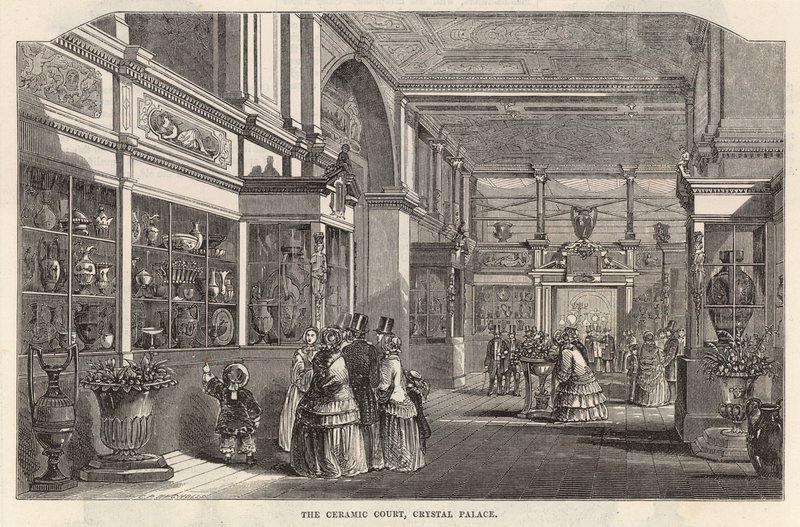 La cour de céramique, Crystal Palace - English School