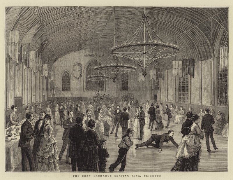 La patinoire de la Bourse du maïs, Brighton - English School