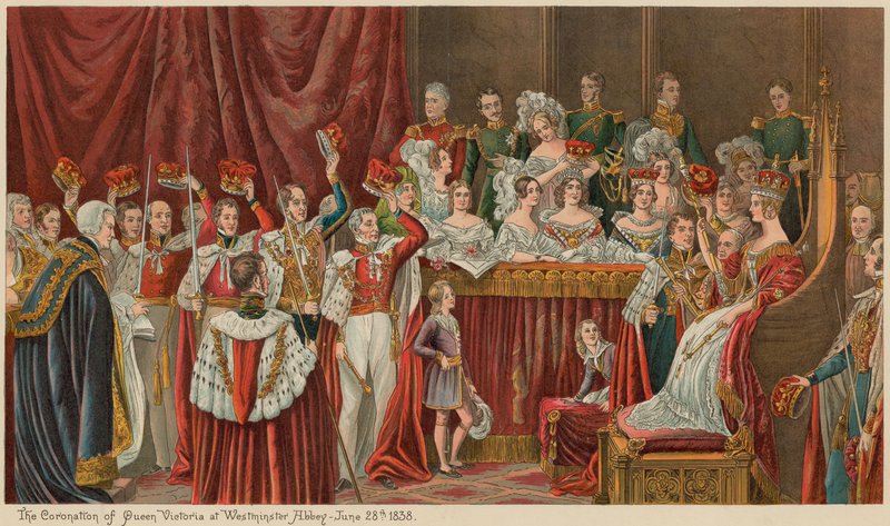 Le couronnement de la reine Victoria à l
