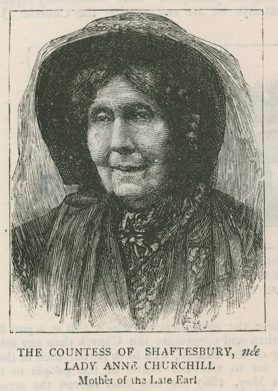 La comtesse de Shaftesbury, née Lady Anne Churchill - English School