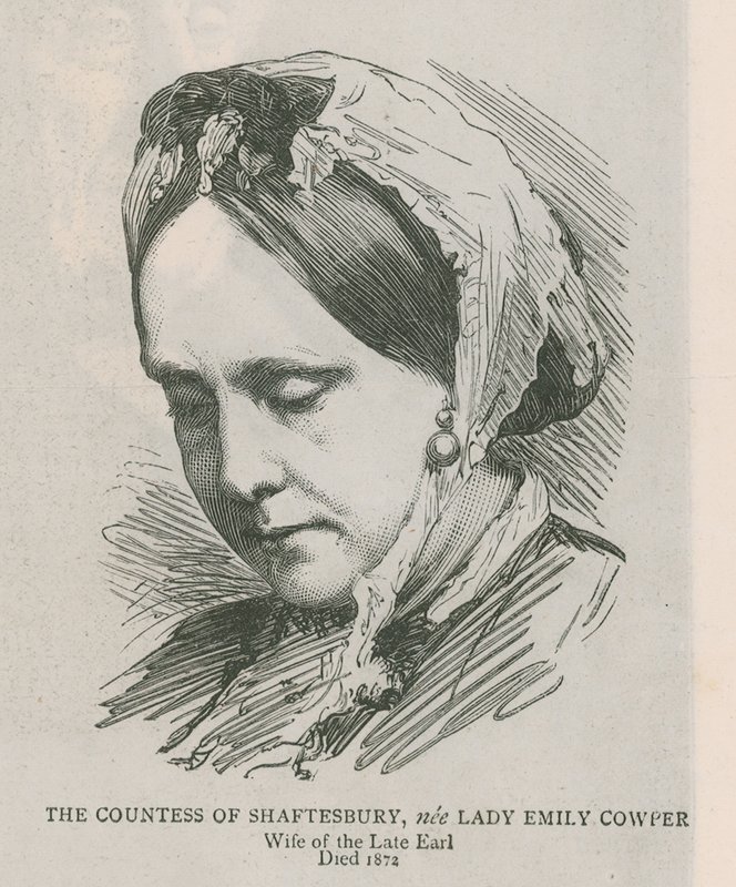 La comtesse de Shaftesbury, née Lady Emily Cowper - English School