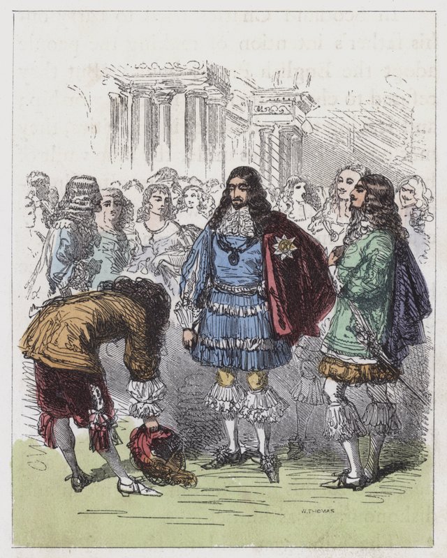 La Cour de Charles II - English School