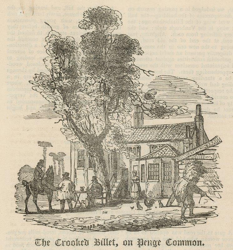 The Crooked Billet sur Penge Common, Londres - English School
