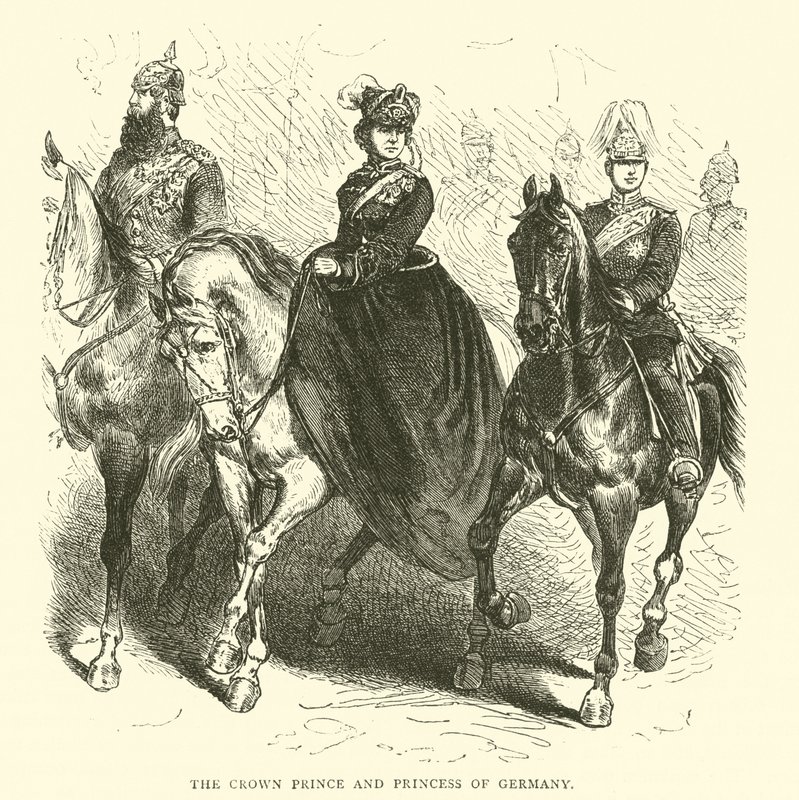 Le prince héritier et la princesse d