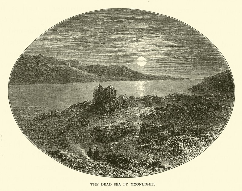 La Mer Morte au clair de lune - English School