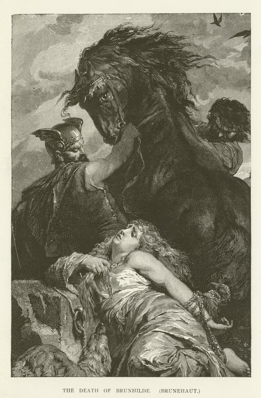 La mort de Brunehaut - English School