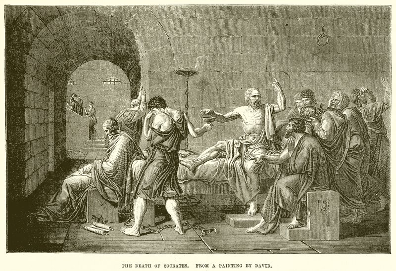 La mort de Socrate - English School